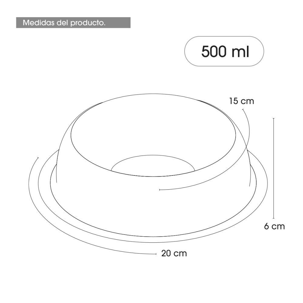 Comedero Perros Acero Inoxidable Antivuelco 22 Cm Chico Comedero Perros Acero Inoxidable Antivuelco 22 Cm Chico