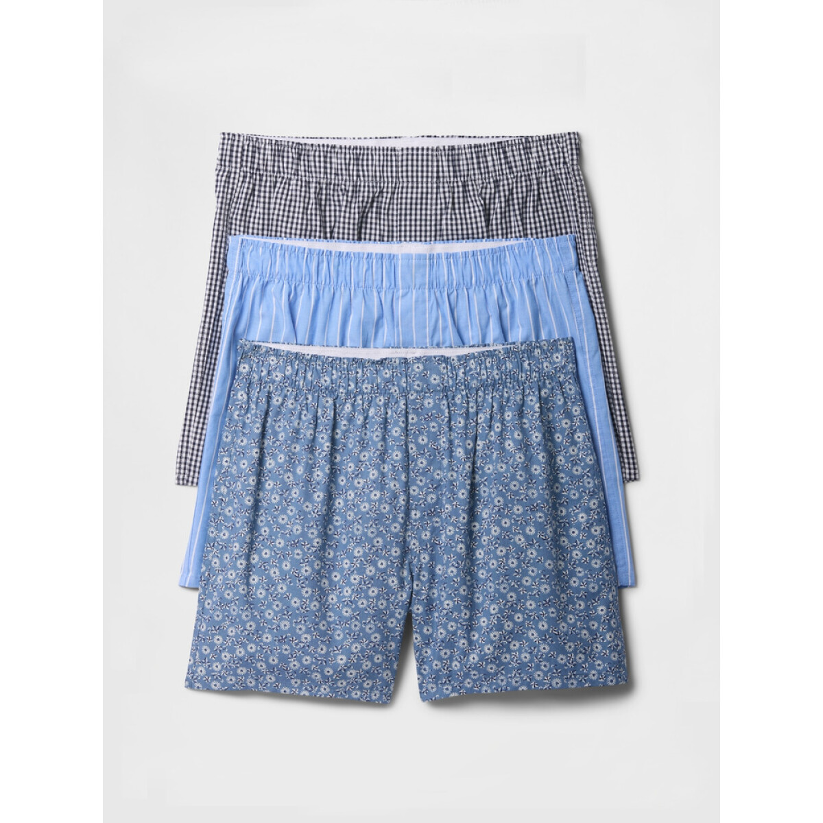 V-3PK BOXERS - BAINBRIDGE BLUE 