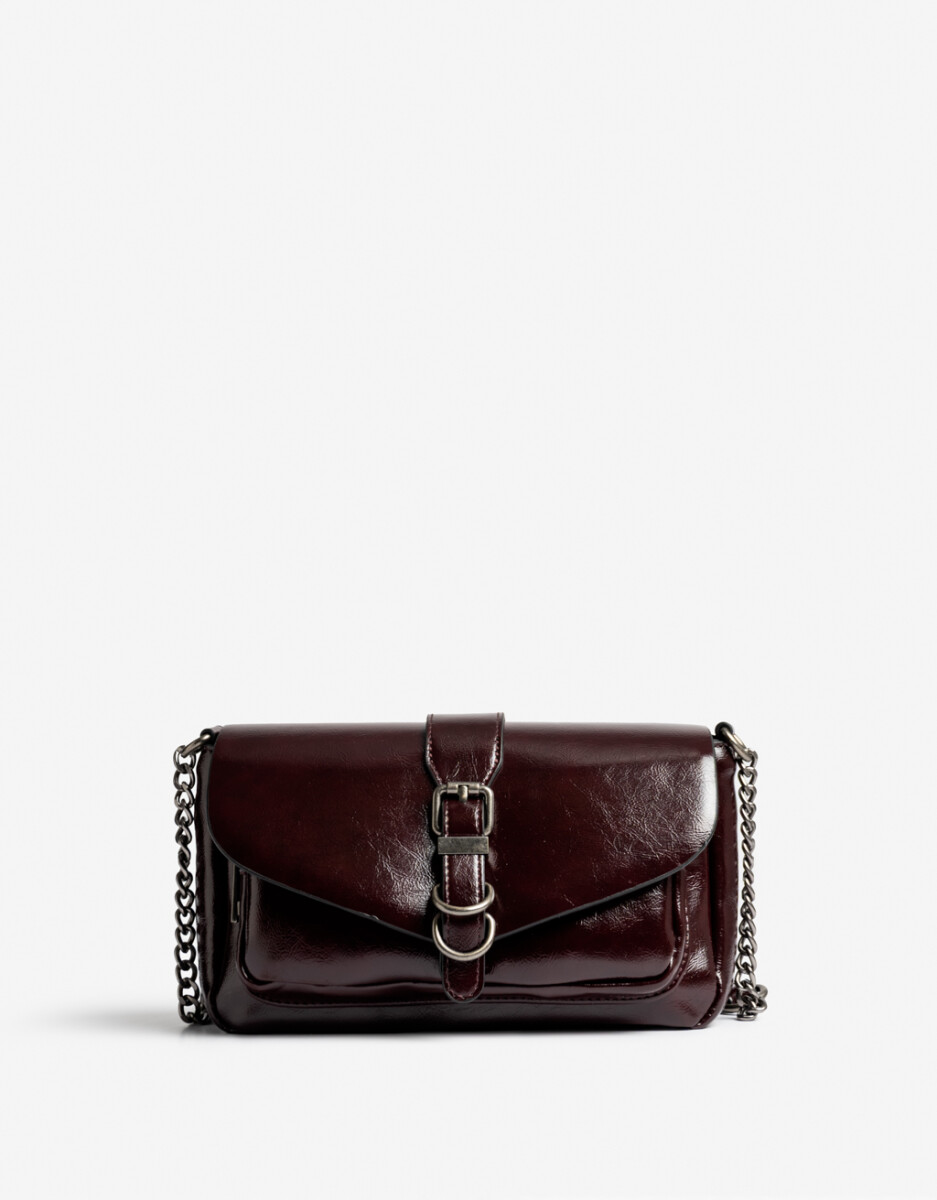 Cartera Formato Bandolera Burgundy 