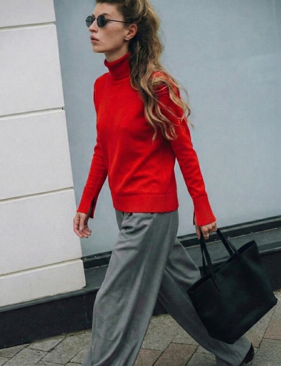 Polera Basica - Rojo 