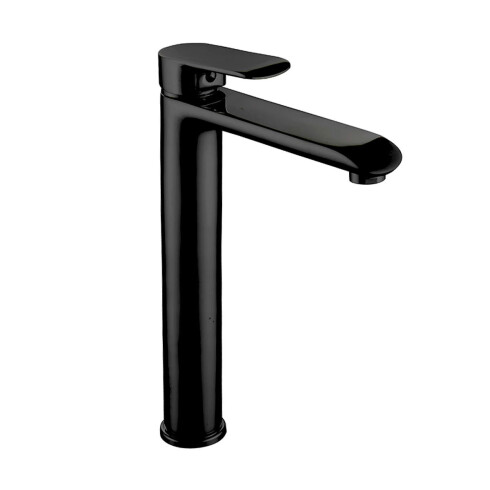 Griferia De Lavatorio Alto Linea Alassio Ii Aqualia Monocomando Negro Mate GAMAS DE NEGRO