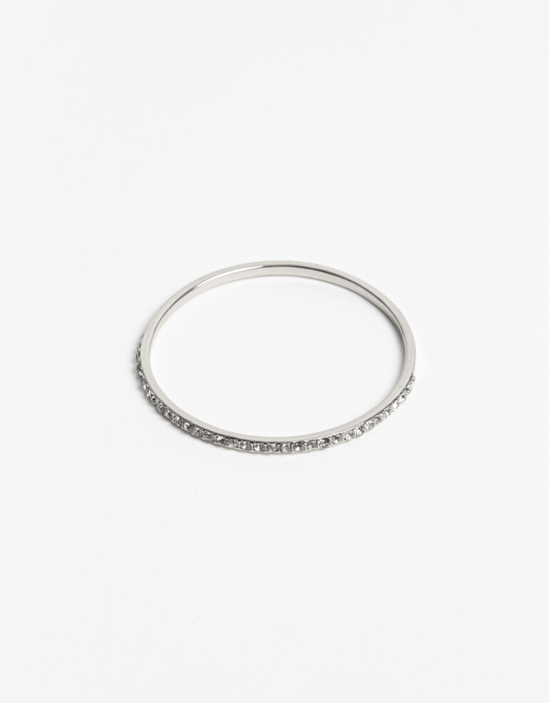 Pulseras Rígidas Strass Pulseras Rígidas, Strass Basics - Plateado Rodio