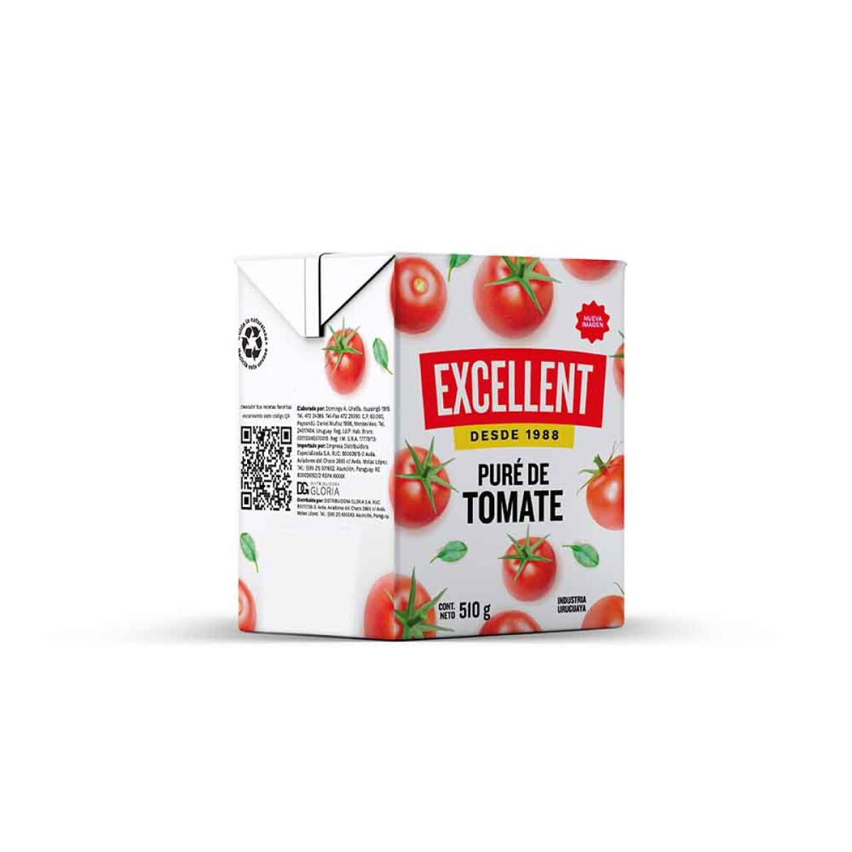 Excellent Pure De Tomate 510gr 