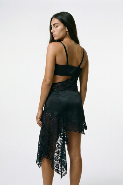 Vestido Oblique NEGRO