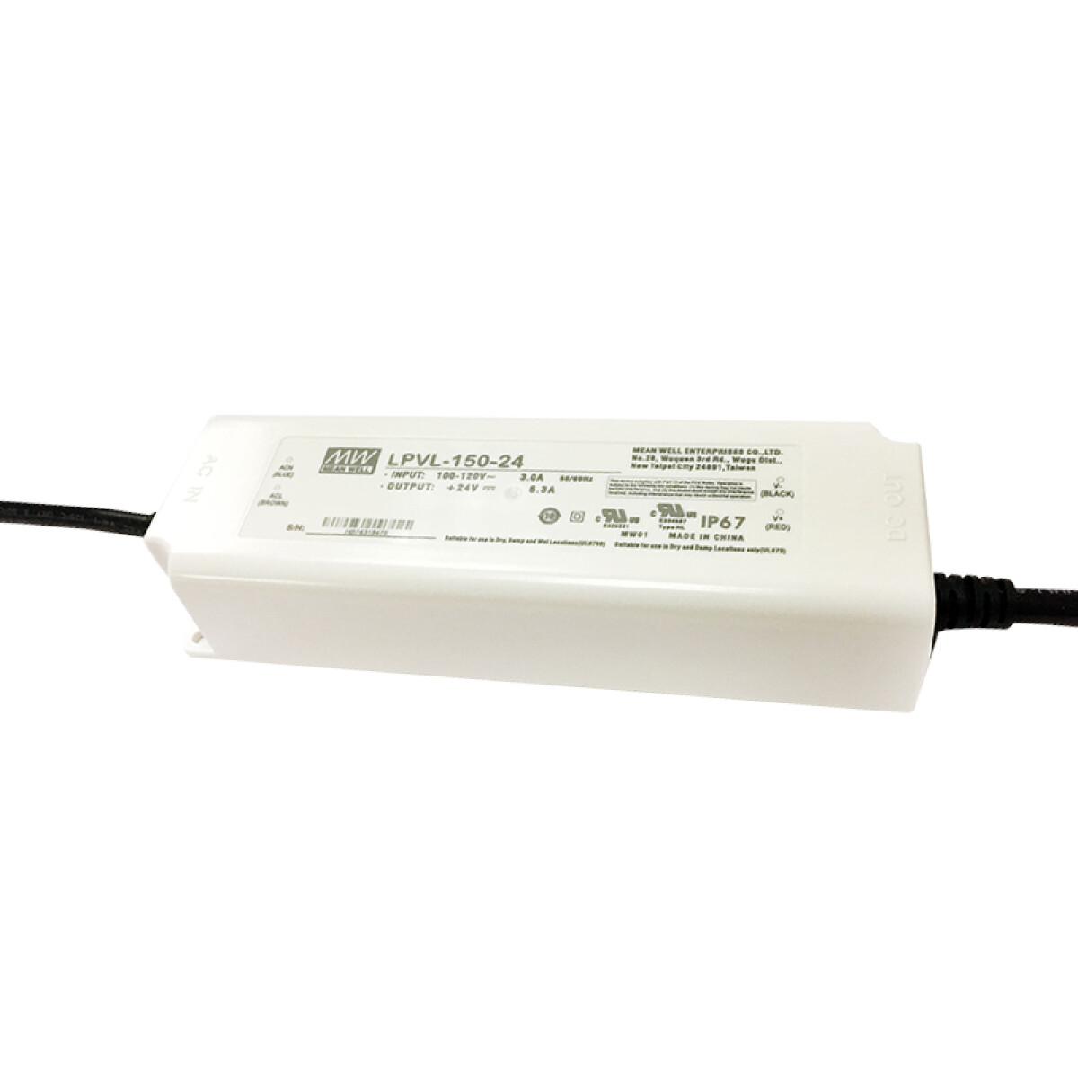 Fuente conmutada IP67, para salida 24V, 150W - IX1659 