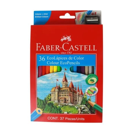 Lapices de Colores Hexagonal Faber-Castell x36 Lapices de Colores Hexagonal Faber-Castell x36