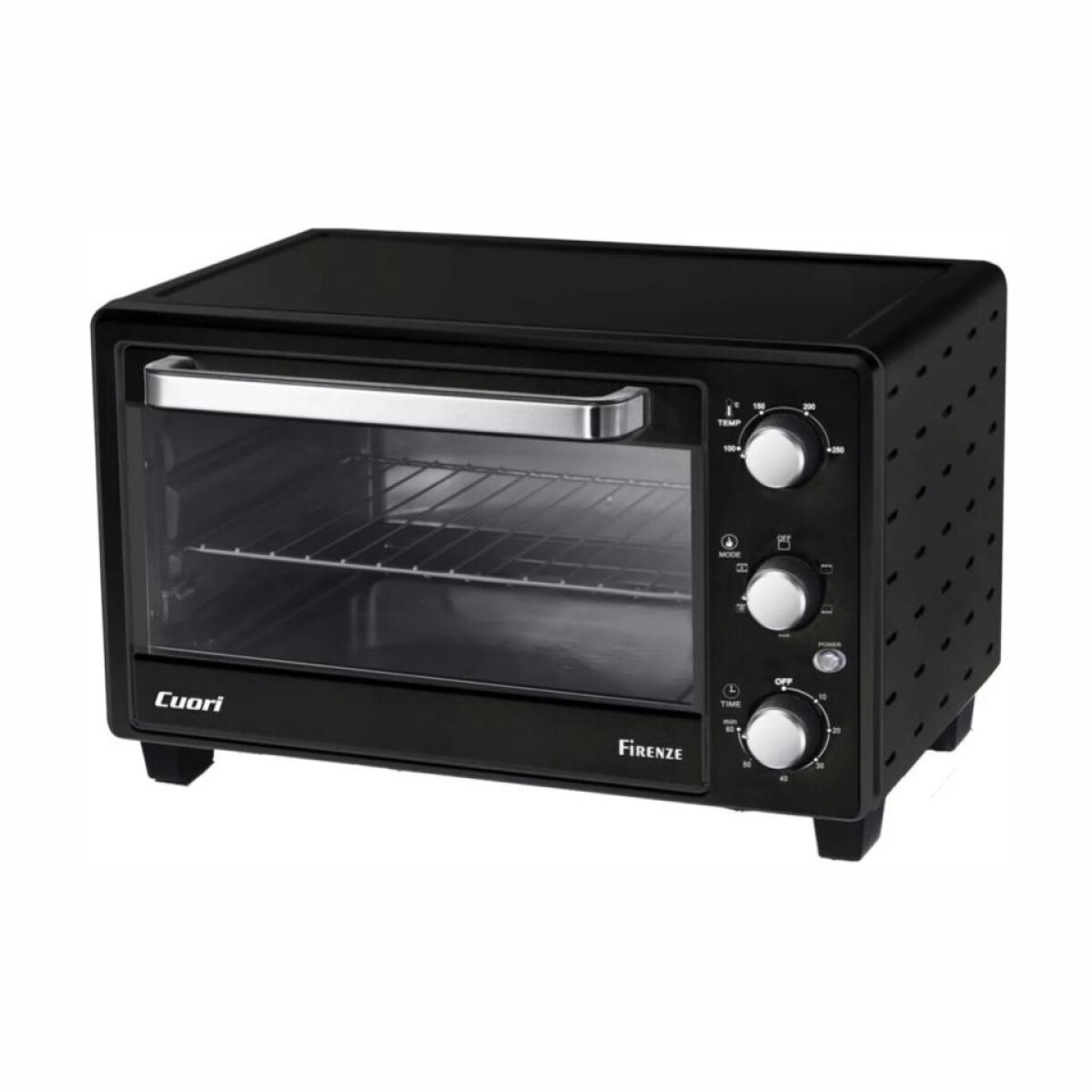 Horno Eléctrico CUORI Firenze 1380W Capacidad 24L - Negro 