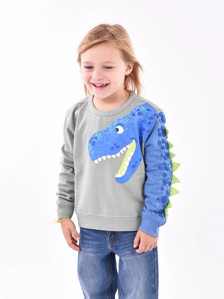 BUZO REX VERDE GRISACEO