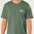 T-SHIRT WAKEA RUSTY Verde Oscuro