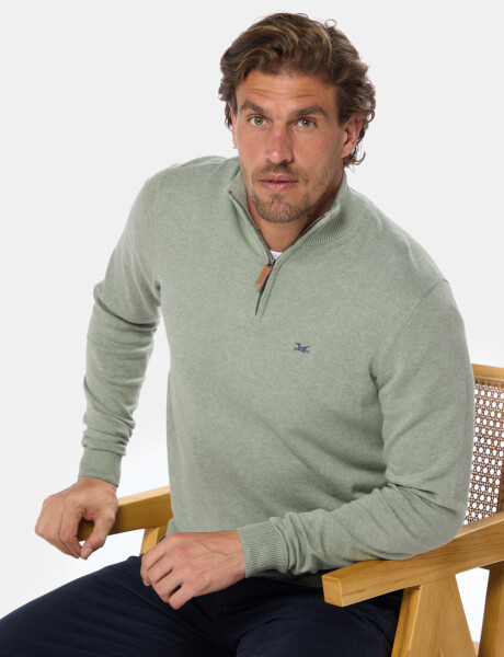 BUZO TEJIDO Pistacho