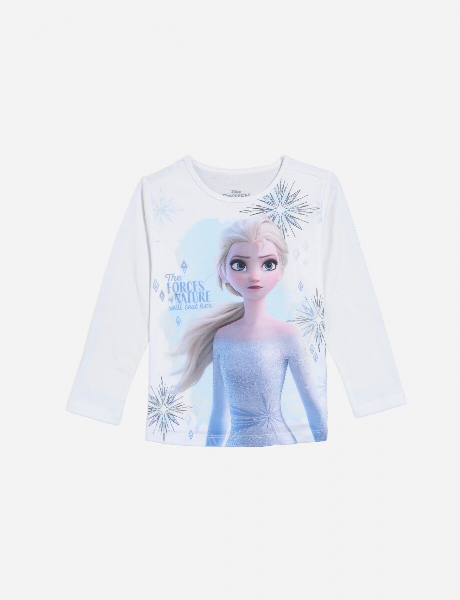 Remera Frozen niña - BLANCO 