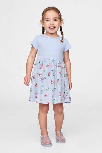 Vestido Toddler Niña Bicoastal Blue