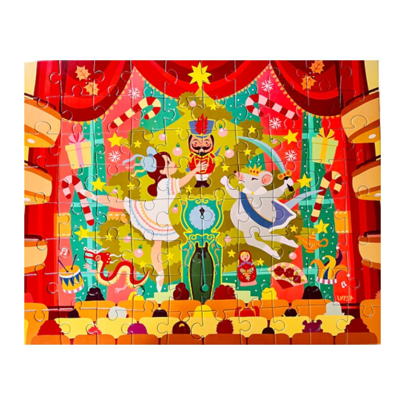 Rompecabezas El Cascanueces 80 Piezas Pika Rompecabezas El Cascanueces 80 Piezas Pika