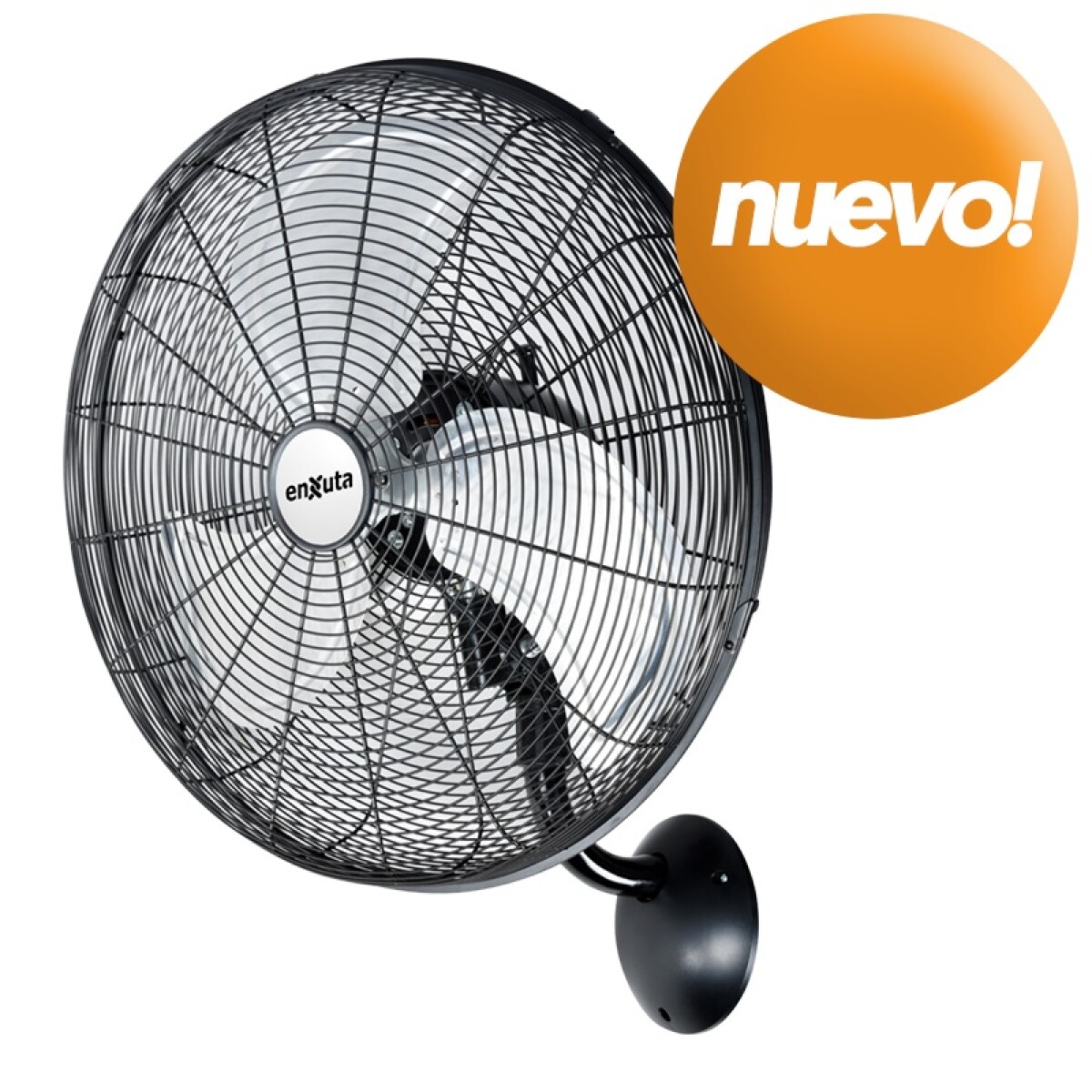 Ventilador de Pared Enxuta VIWENX3020 Tipo Industrial - NEGRO 