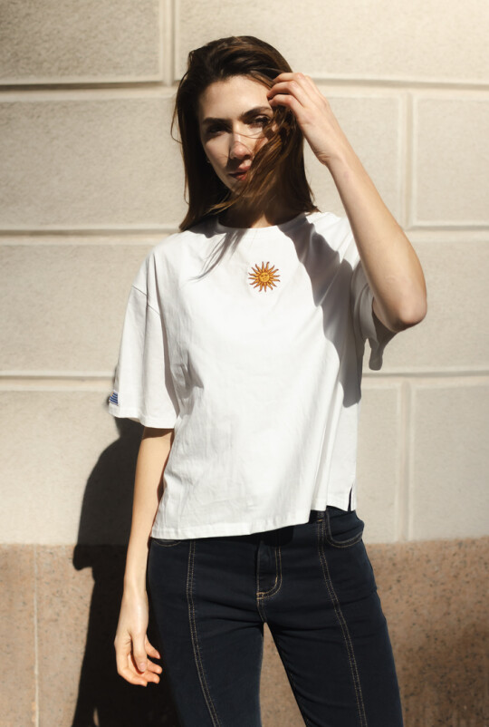 Remera Charrua Blanco