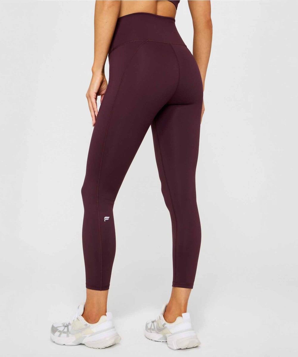Leggings Define PowerHold High-Waisted 7/8 Mujer - Oxblood 