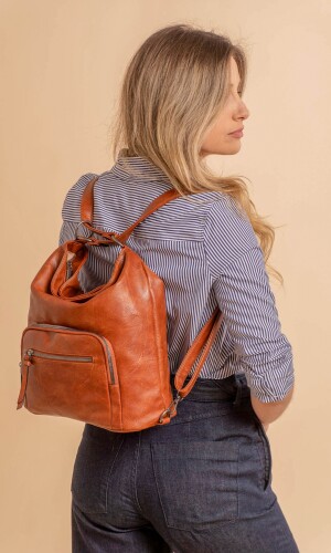 CARTERA MOCHILA VERBENA HABANO