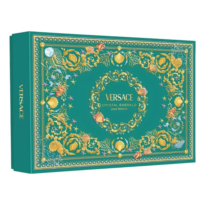 Set Versace Crystal Emerald Femme Edp 90 ml + 5ml+ SG + BL Set Versace Crystal Emerald Femme Edp 90 ml + 5ml+ SG + BL