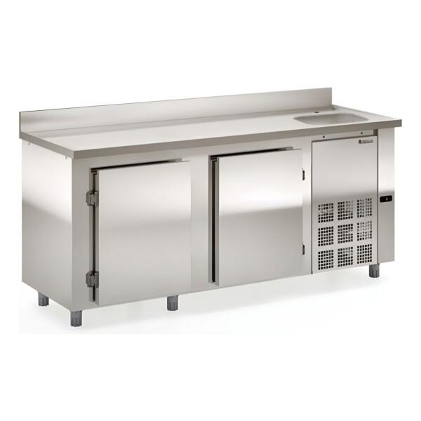 Bajomostrador Refrigerado 2 m con Pileta | Gelopar GBFE-200CD Bajomostrador Refrigerado 2 m con Pileta | Gelopar GBFE-200CD