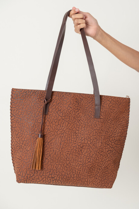 Bolso Apolo Cognac arrugado