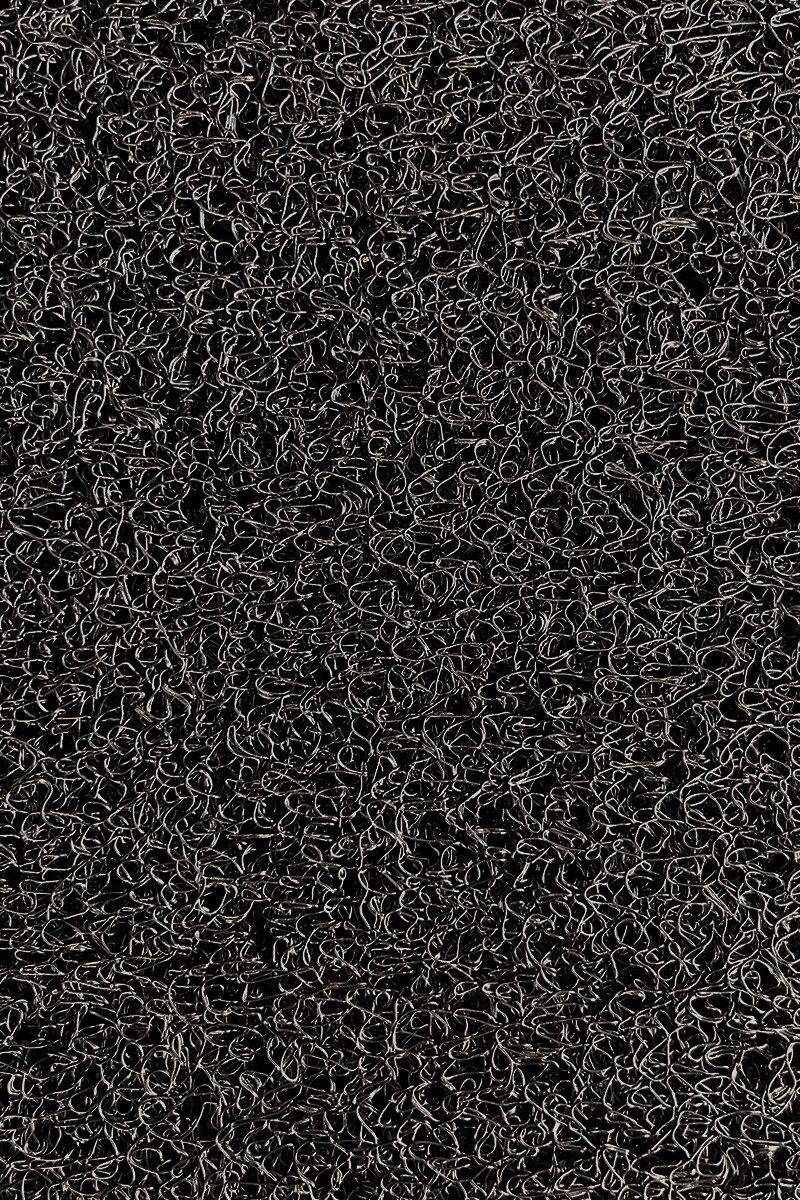 CUSHION MAT MEDIUM - FELPUDO CUSHION MAT PVC 'MEDIUM B' 2106 BLACK C/BASE ANCHO 1,22M 