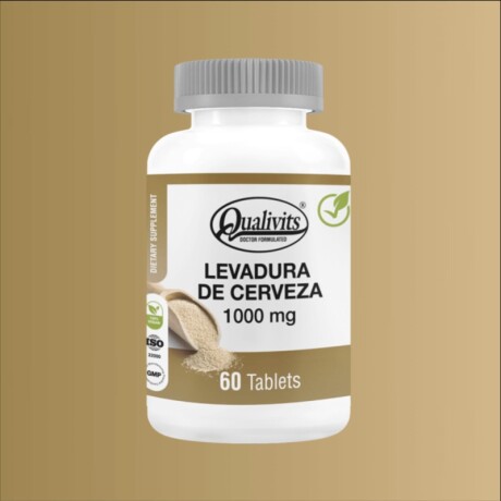 Levadura de Cerveza Qualivit 1000g 60 Tabletas Levadura de Cerveza Qualivit 1000g 60 Tabletas
