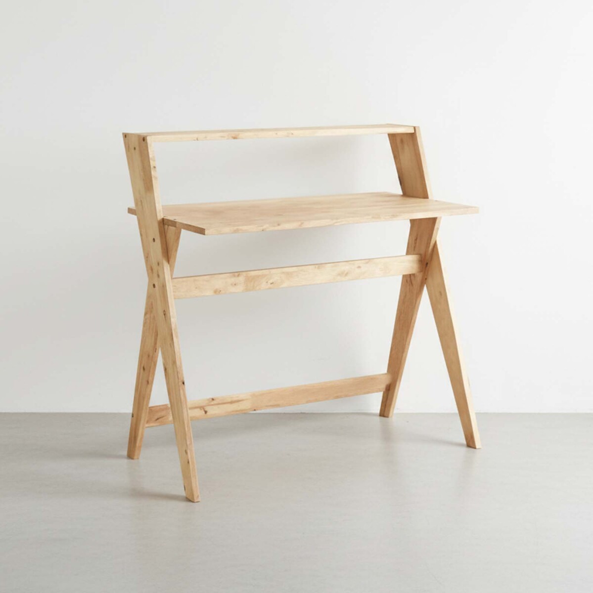 ESCRITORIO - MADERA NATURAL-BEIGE ZIGZAG 