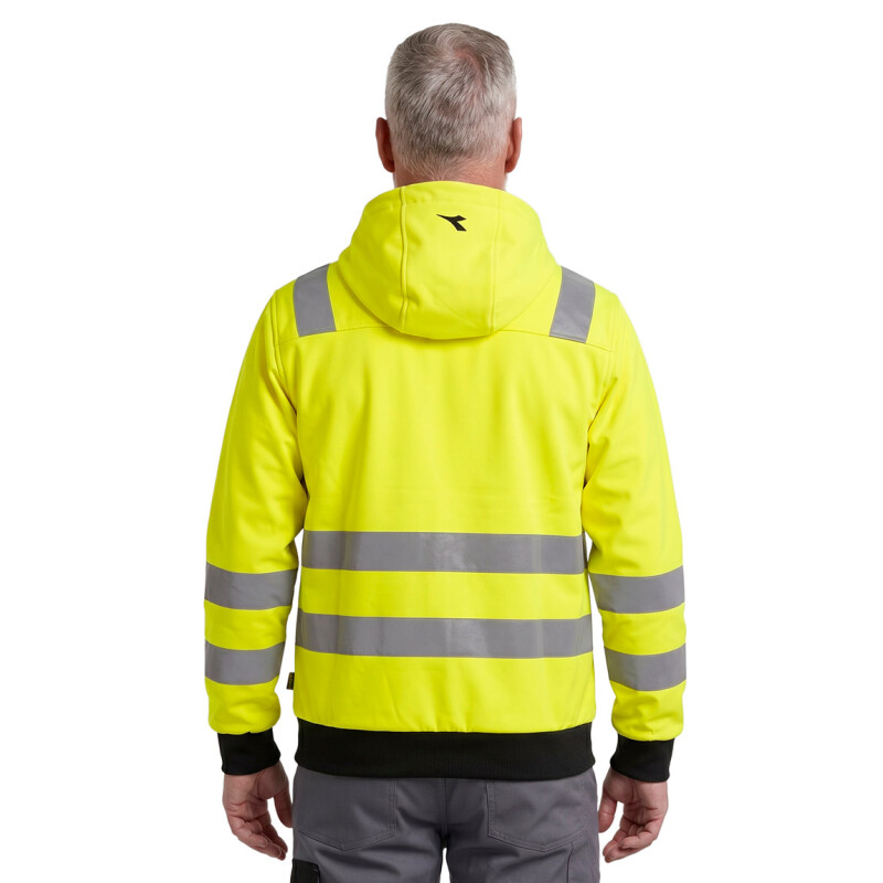 Campera Trabajo Reflectiva Diadora Utility Amarillo Fluo