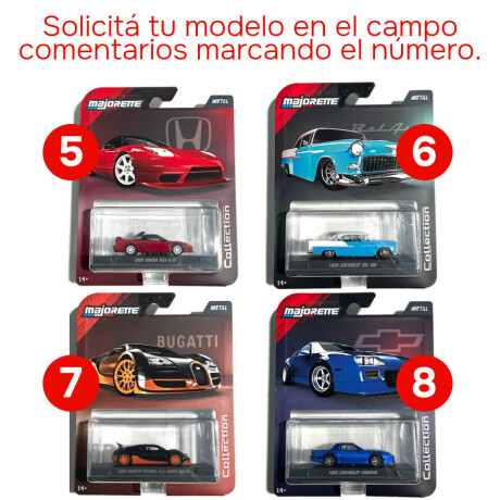 Auto coleccionable 1:64 Majorette - Varios Diseños Auto coleccionable 1:64 Majorette - Varios Diseños