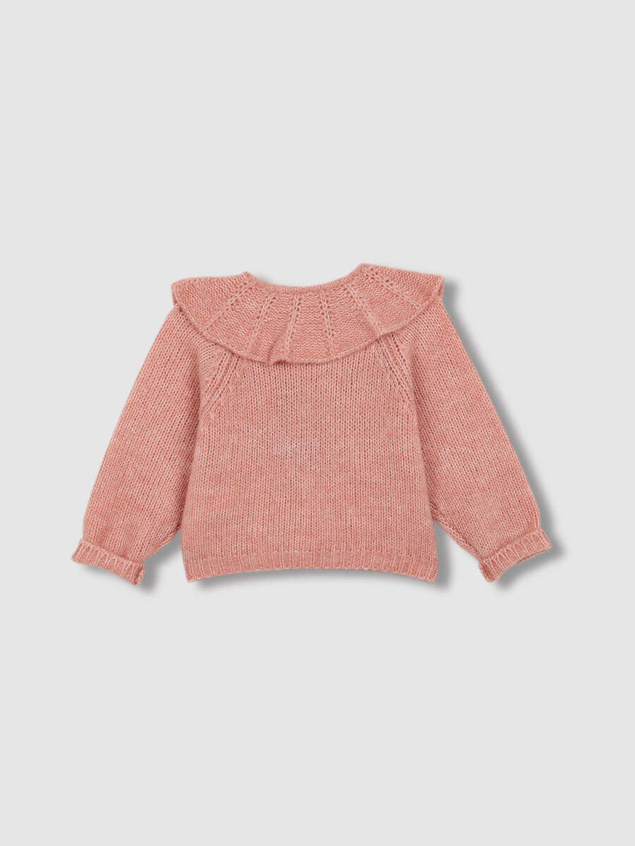 Chaqueta Cuello Especial Rosa