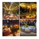 Guia Luces Solares 8mts 12 Lamp Led C/control Y Adaptador Ac Sin Color