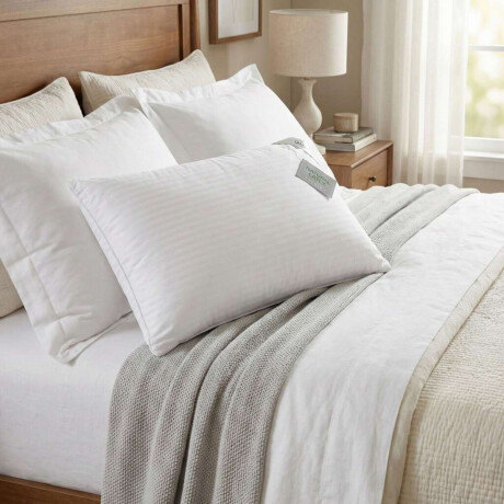 Almohada Natural Alto Premium Duoflex Latex Latex Blanco