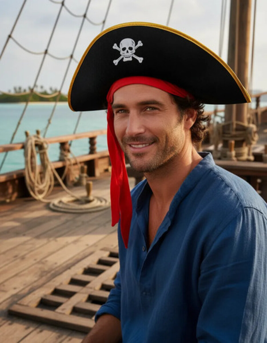 Gorro de Capitán Pirata 