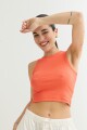 Musculosa cropped NARANJA