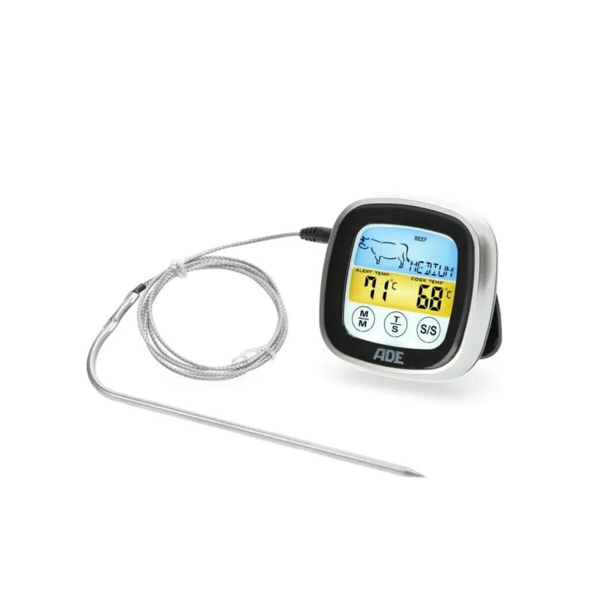 Termómetro para Barbacoa con Sonda 250ºC ADE 