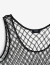Tops Top De Red Hilado - Negro