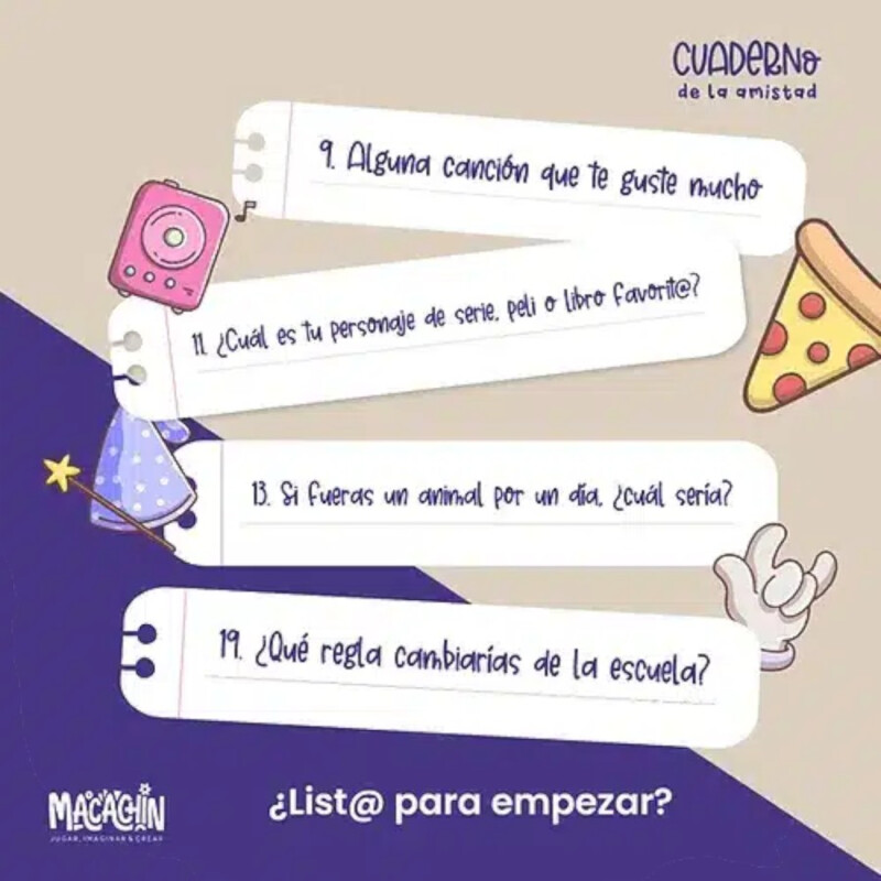 Cuaderno de la Amistad Macachín Cuaderno de la Amistad Macachín