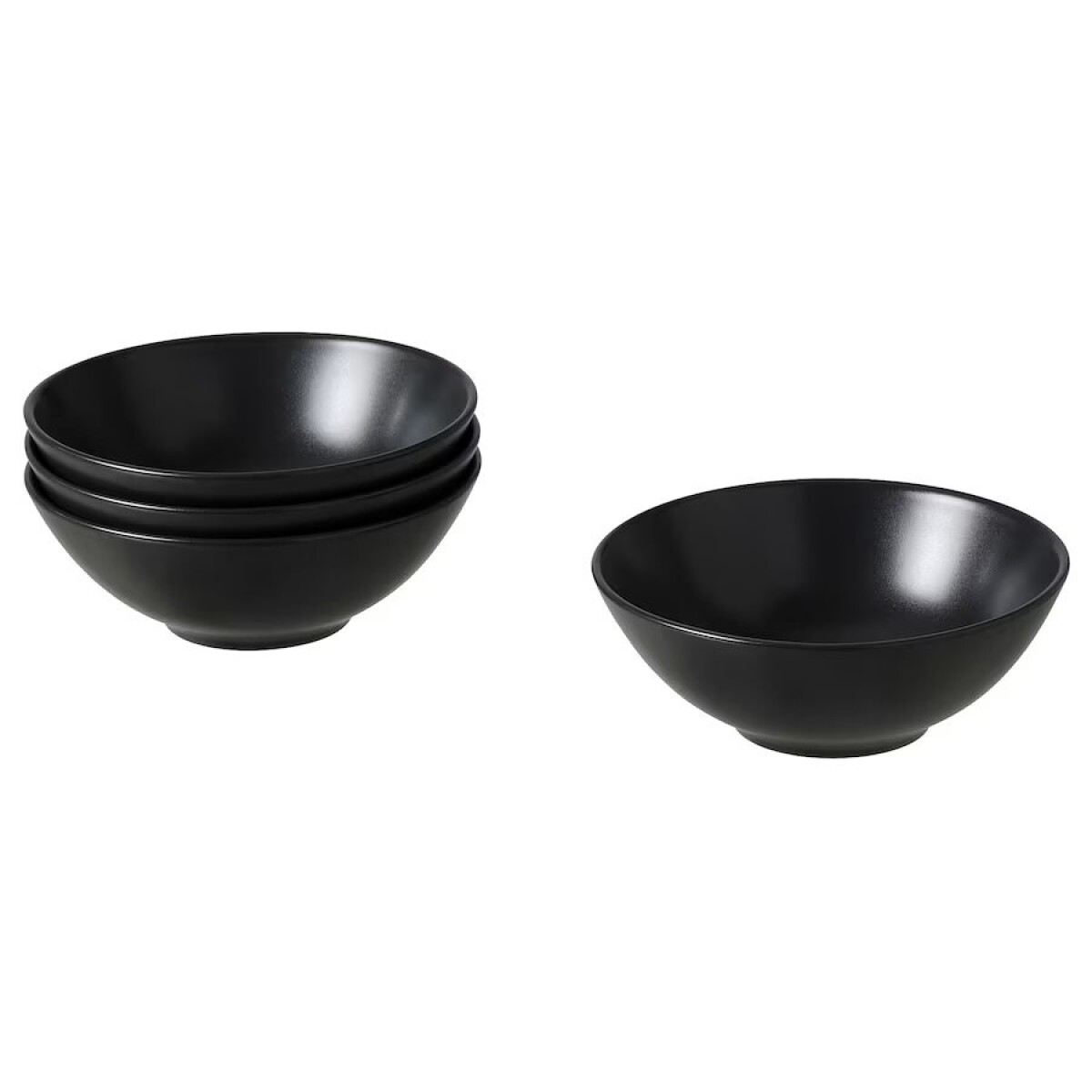 BOWL CERAMICA D16CM IBIZA NEGRO 