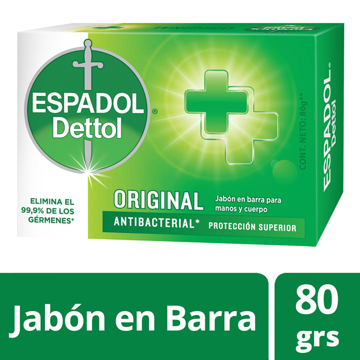 Jabón en barra Espadol 80 g - Original 