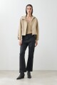Jean cropped Turner negro