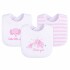Set x3 baberos elefante ASH rosa