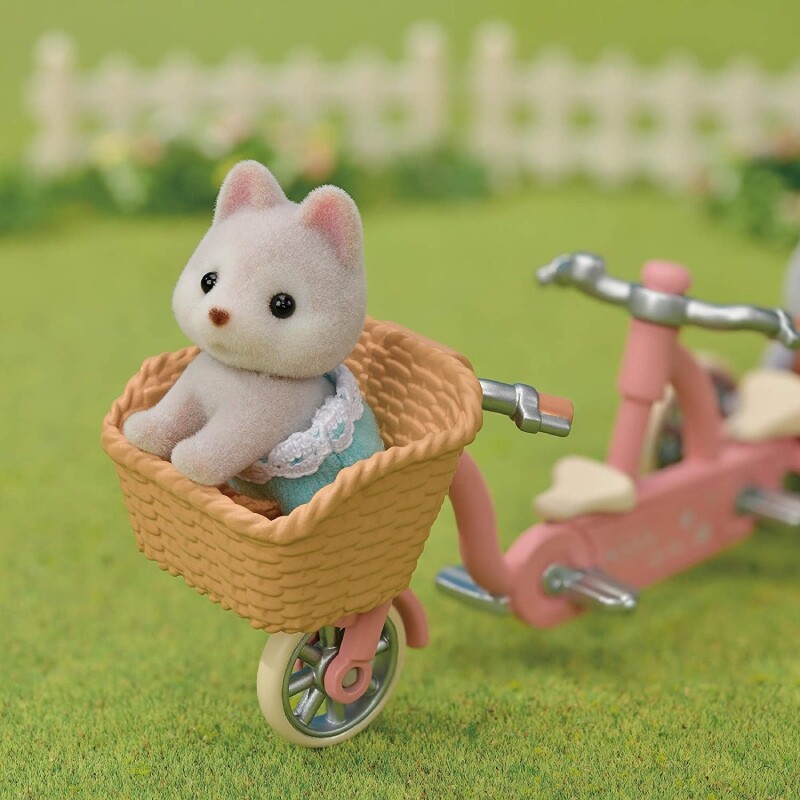 Hermanos Husky en Bici Tandem Sylvanian Families Hermanos Husky en Bici Tandem Sylvanian Families