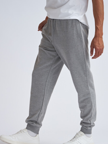 Pantalón deportivo Gris Claro Melange