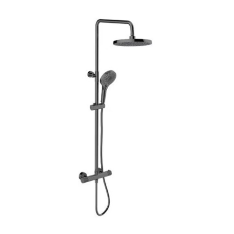 Barral de ducha exterior termostático Signature grafito Barral De Ducha Exterior Termostático Signature Grafito