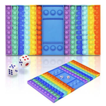 Pop It Fidget Toy Juego De Mesa Dados Challenge Juego Estres Pop It Fidget Toy Juego De Mesa Dados Challenge Juego Estres