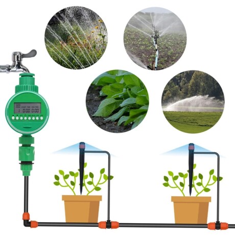 Kit Riego Automático Ecodrop T1008AT 20 Goteos 20M 001