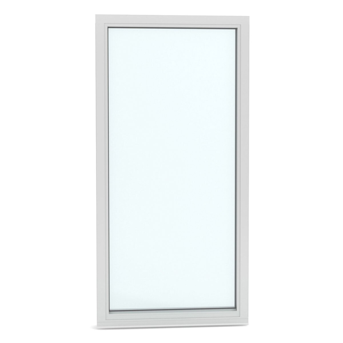 Ventana de PVC Blanco Fija 50 X 150 Cm Paño Fijo Premium 