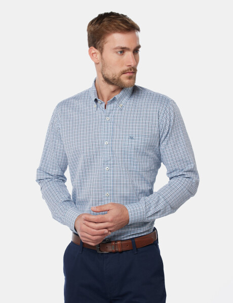 CAMISA SPORT A CUADROS Verde