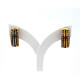 Caravanas Oro 18K Con Brillantes Y Zafiros Caravanas Oro 18K Con Brillantes Y Zafiros
