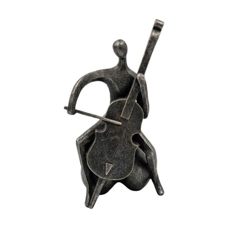 FIG CERAMICA VIOLINISTA 16X29CM Unica